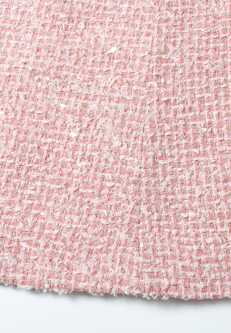 Fleur Pocket Tweed Dress