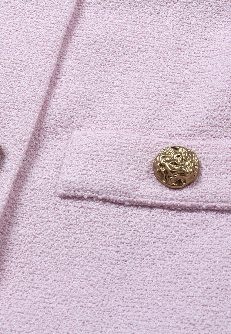 Rose Éclat Embroidered Blazer