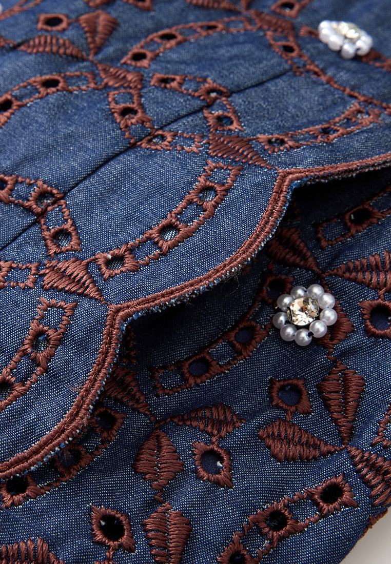 Scallop Hollow-Carved Jacket