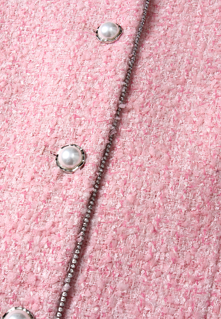 Rose Perle Tweed Jacket