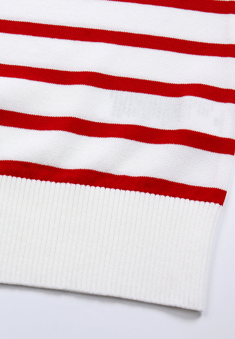 Nautical Striped Knit Top
