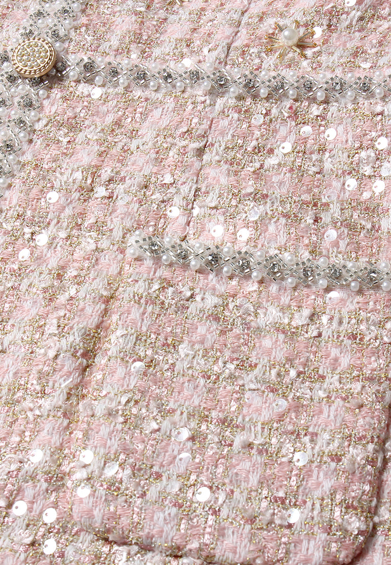 Rose Bijou Embellished Dress