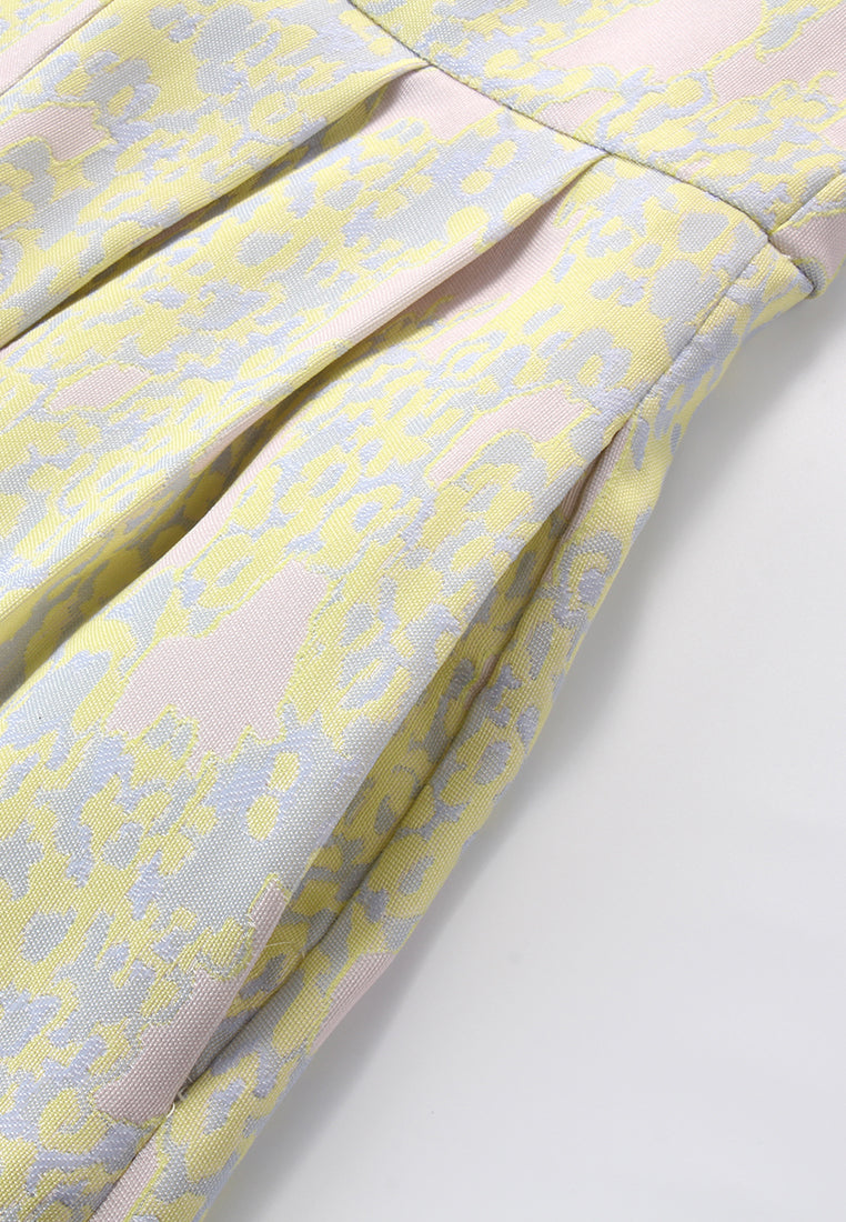 Pastel Abstract Bloom Dress