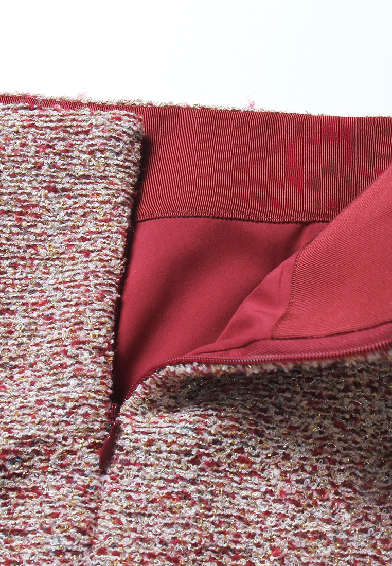 Rouge Tresse Piped Skirt