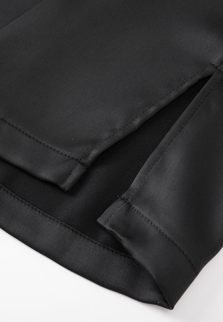 Patch-pocket Exposed-seam Trousers