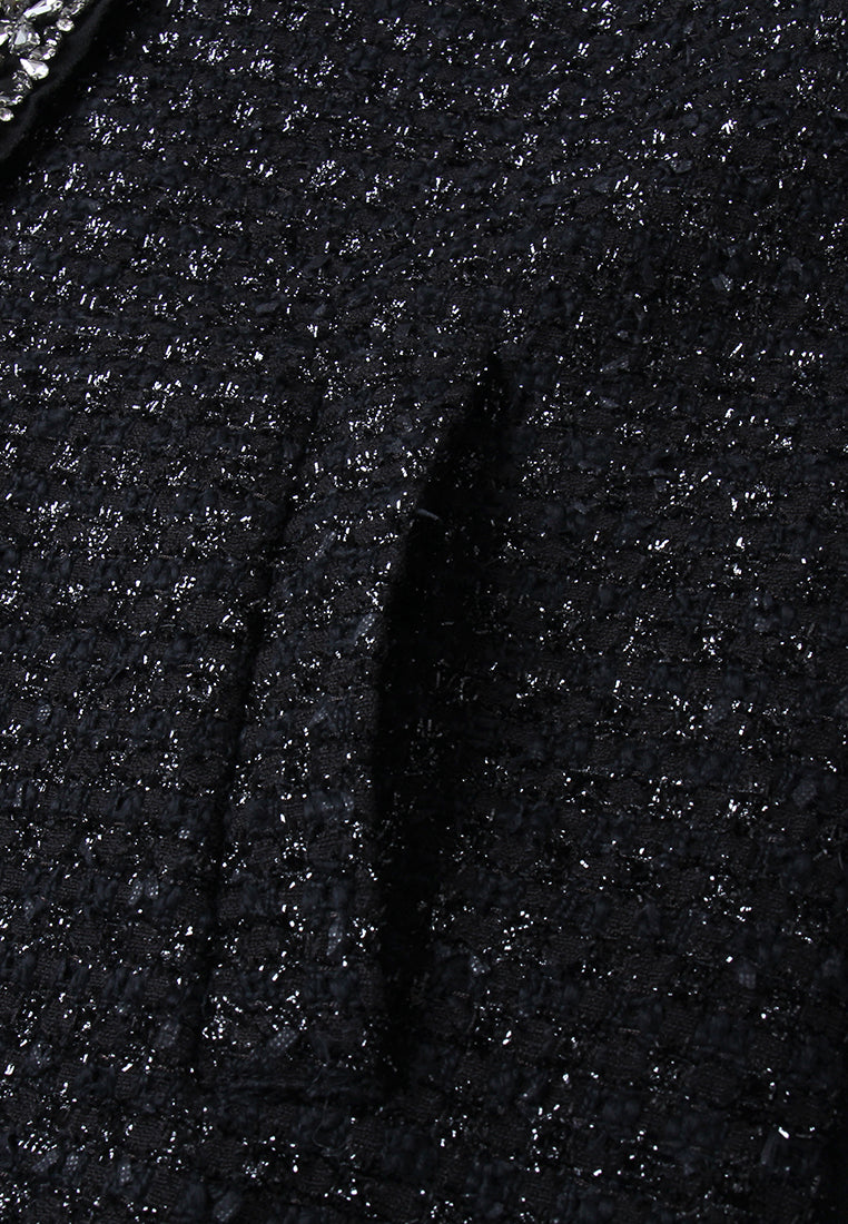 Éclat Cristal Embellished Tweed Jacket