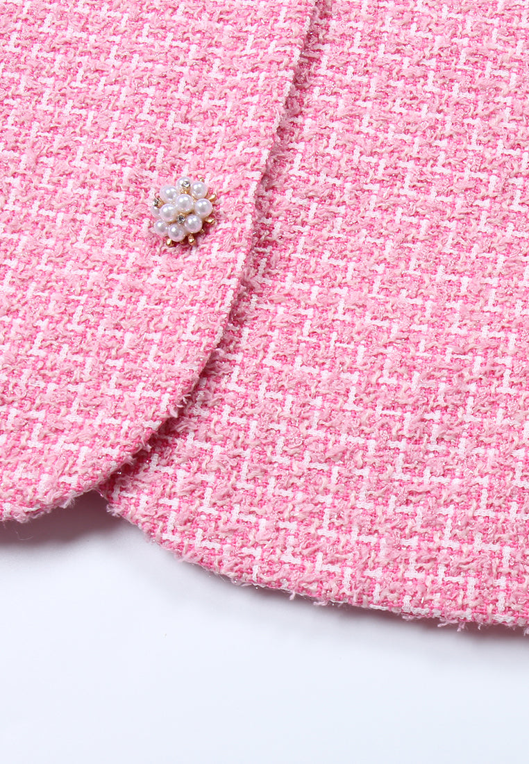 Cherry Blossom Tweed Jacket