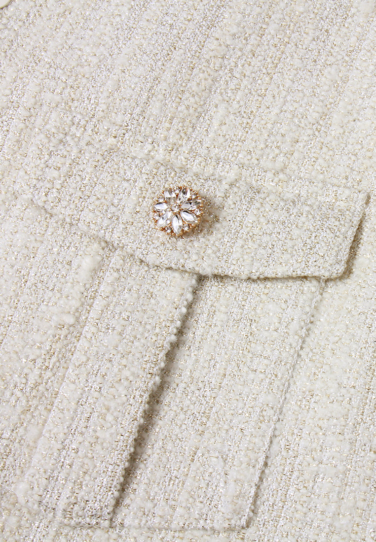 Knot-Detail Tie-Belt Jacket