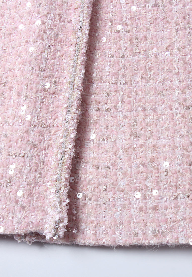Rose Éclat Sequin Jacket