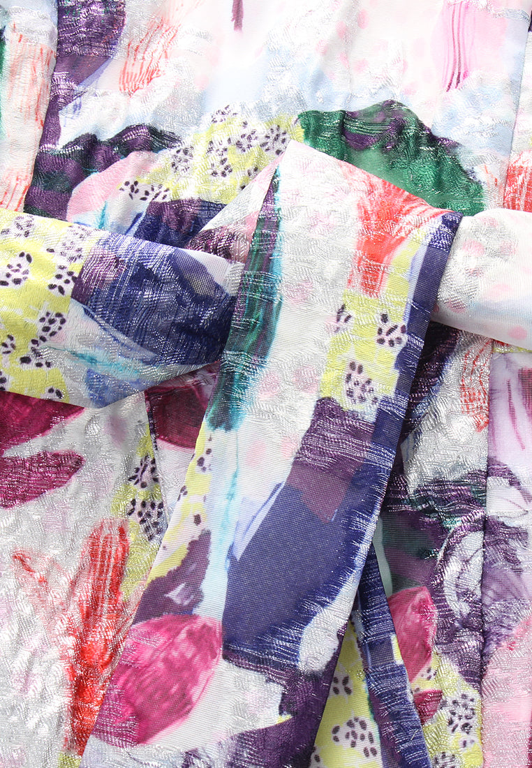 Impressionist Floral Dress