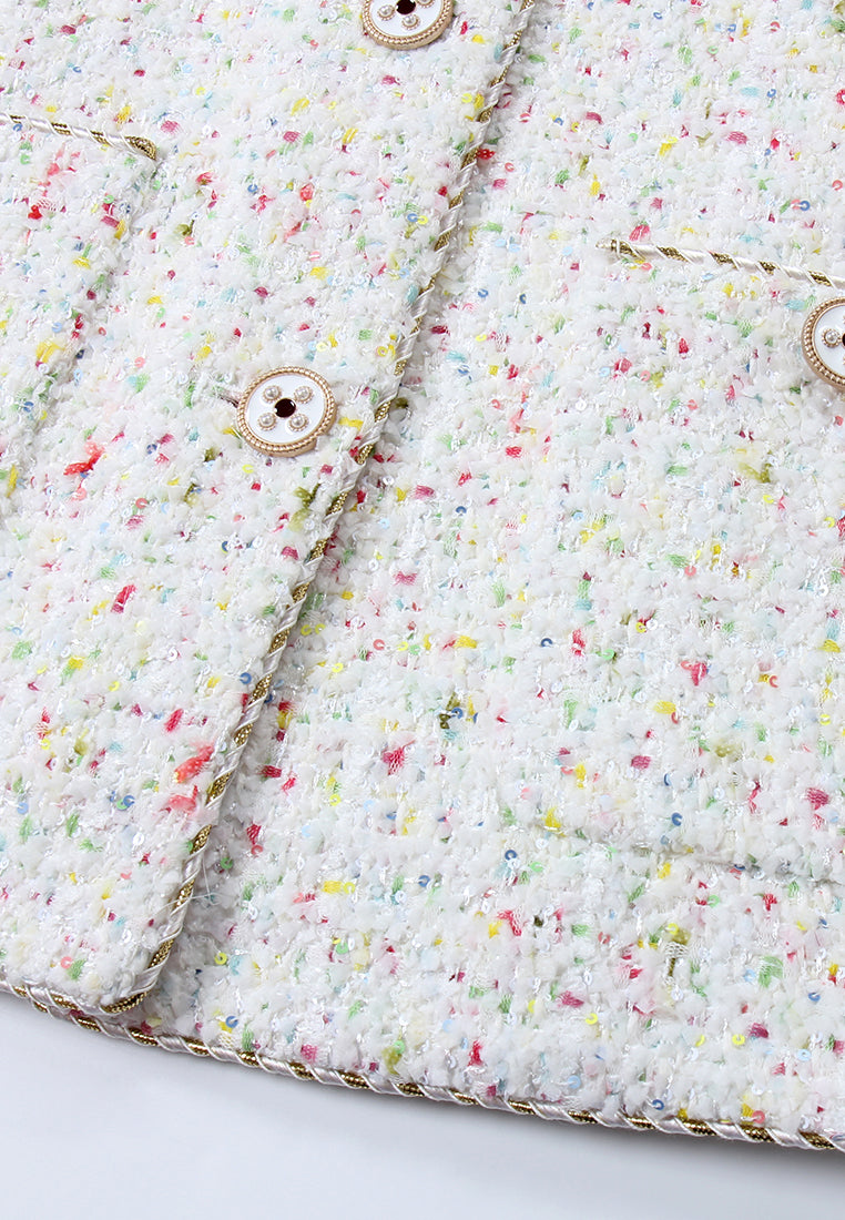 Chromatic Speck Tweed Jacket
