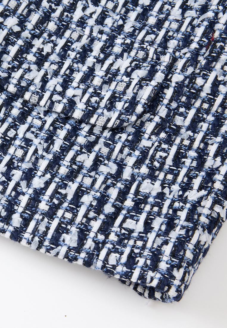 Mixed Tweed Cropped Jacket