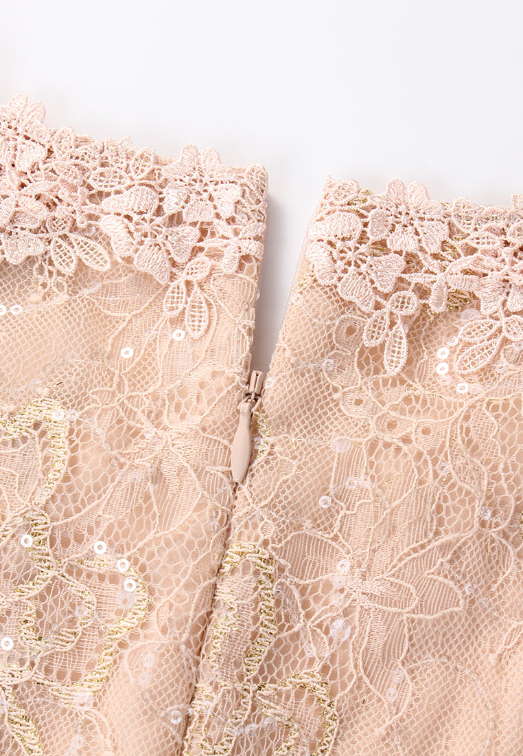 Blush Dentelle Étoilé Dress