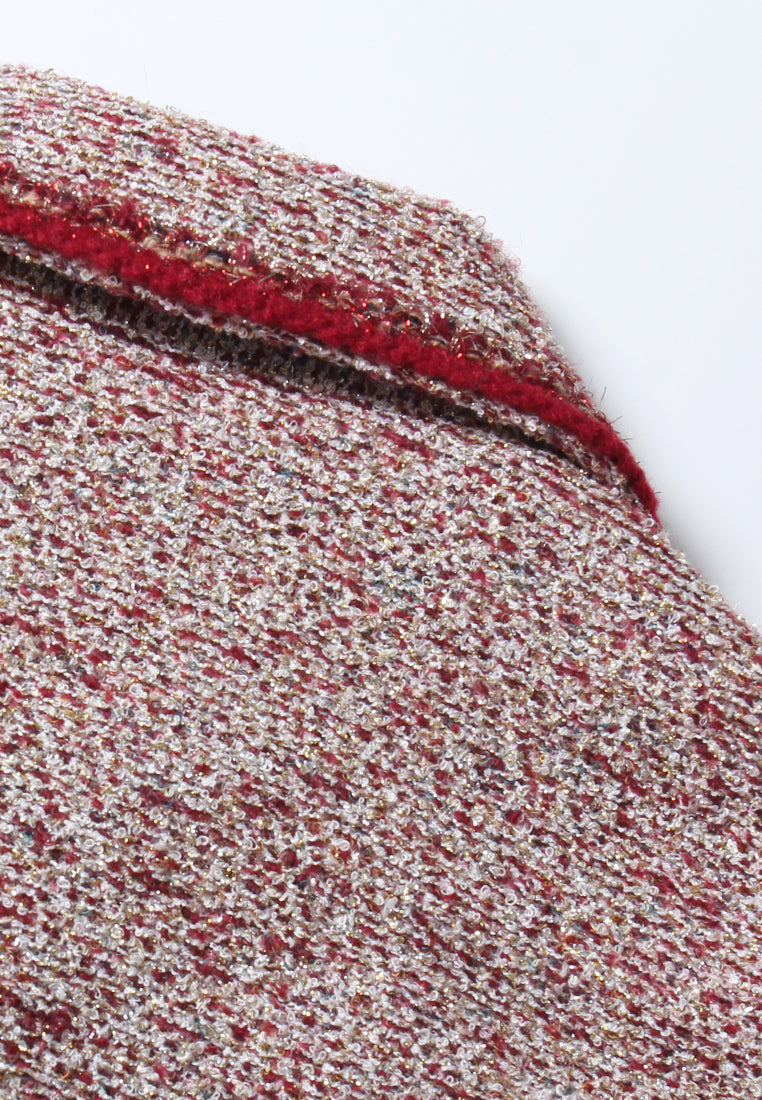 Rouge Tresse Fringe Jacket