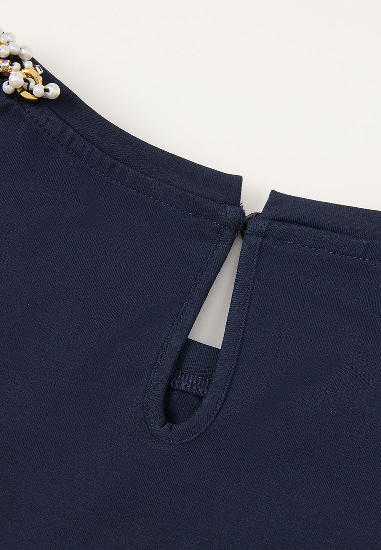 Embellished Chain-detail Sleeveless top