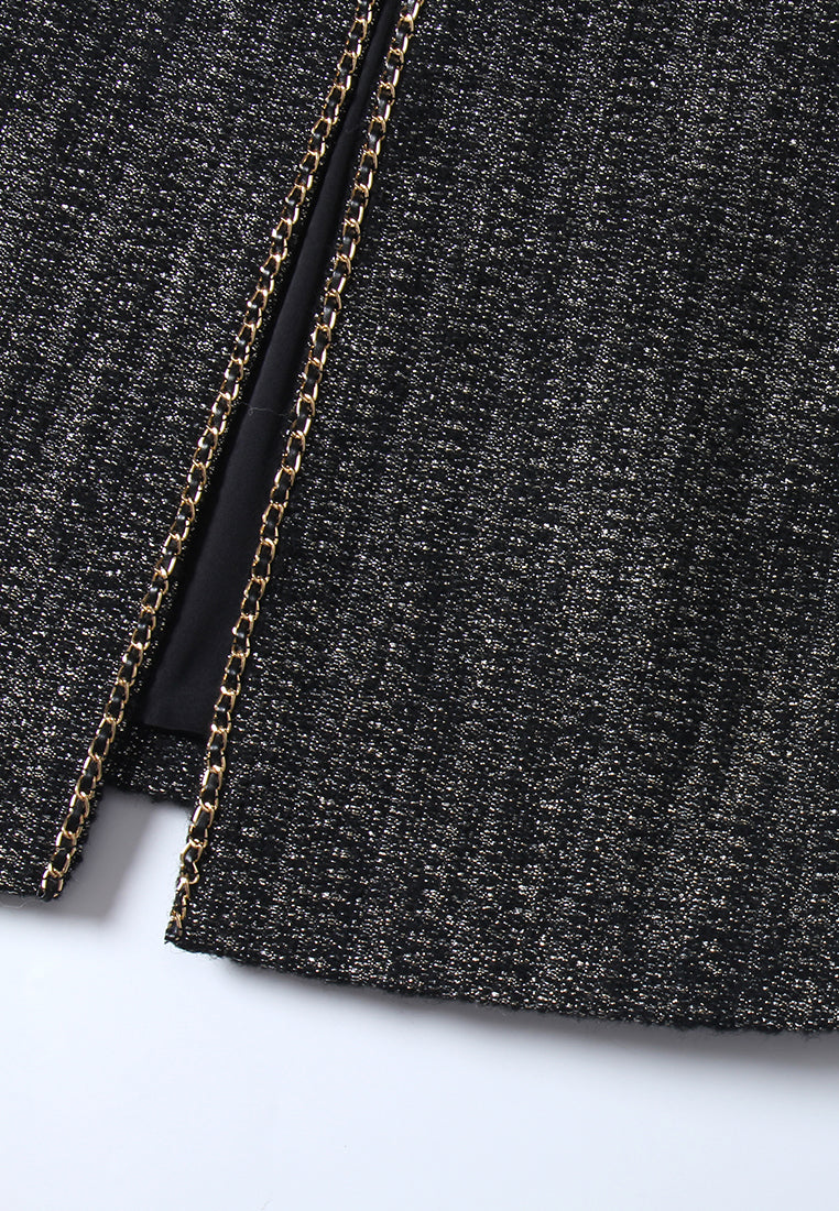 Chaîne Noir Tweed Jacket