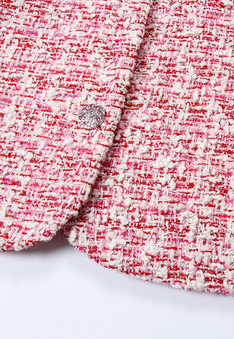 Crimson Classic Tweed Jacket