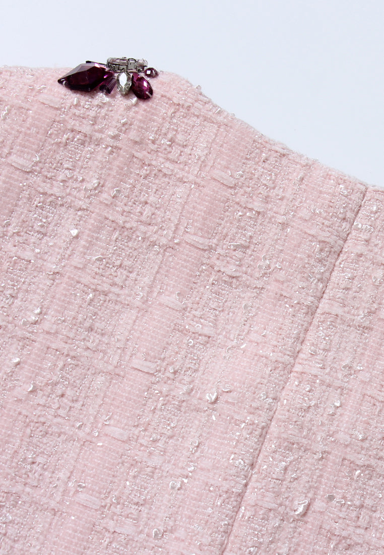 Rose Bijou Cropped Jacket