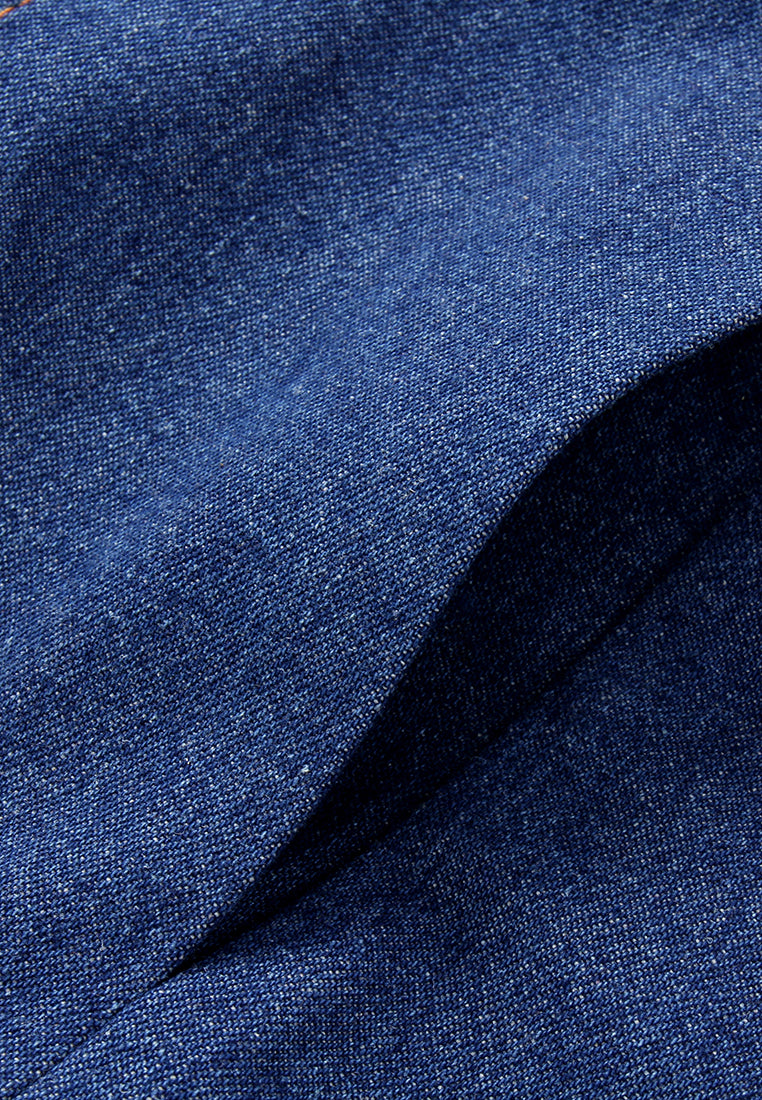 Indigo Bloom Denim Jacket