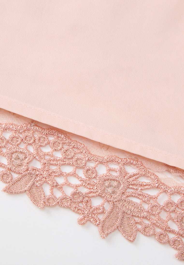 Sequin-detail Fishtail Lace Skirt