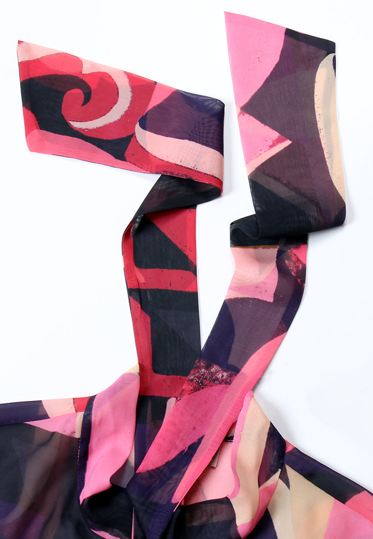 Aurora Flow Bow Blouse