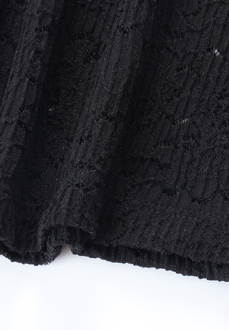 Fleur Stretched Ribbed Top
