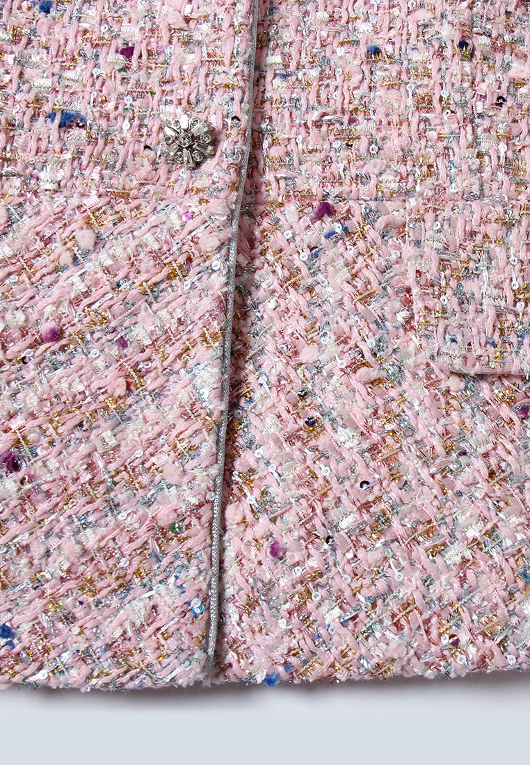 Rose Tresse Peplum Jacket