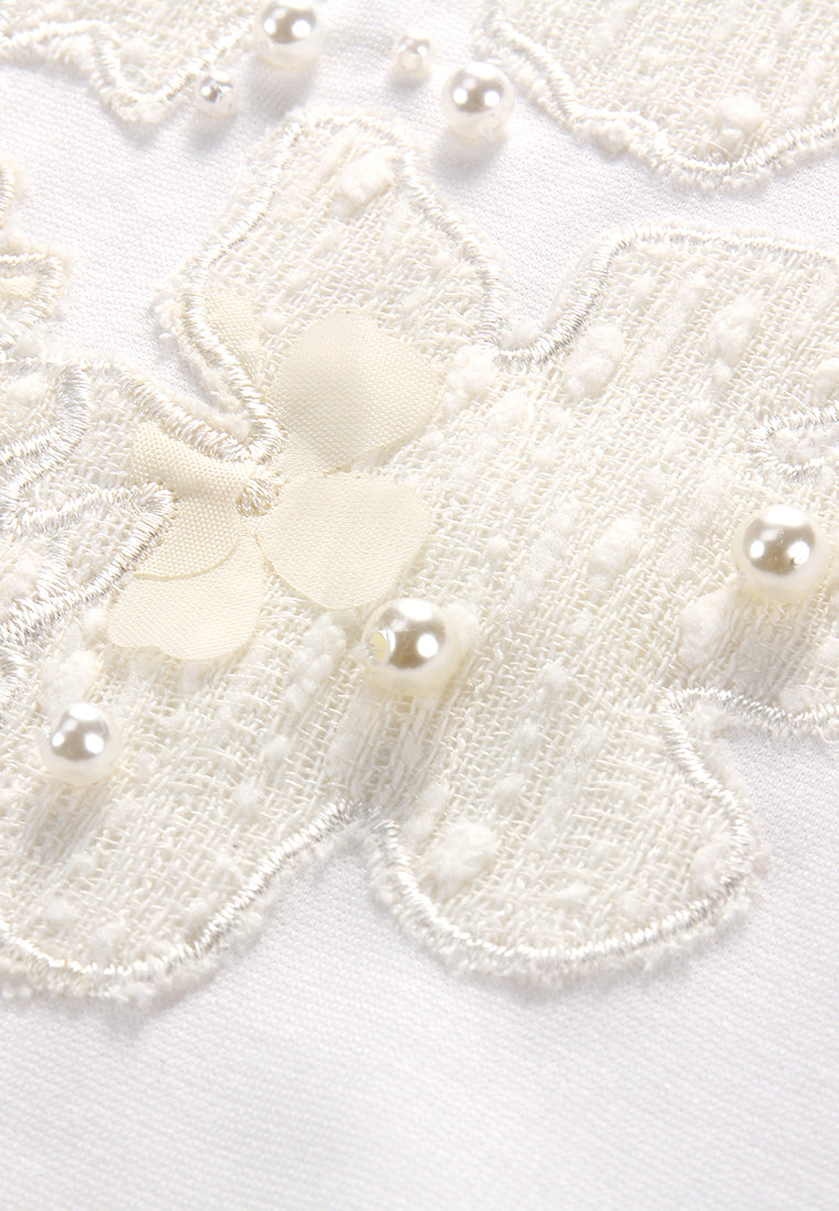 Embroidered Bloom T-shirt