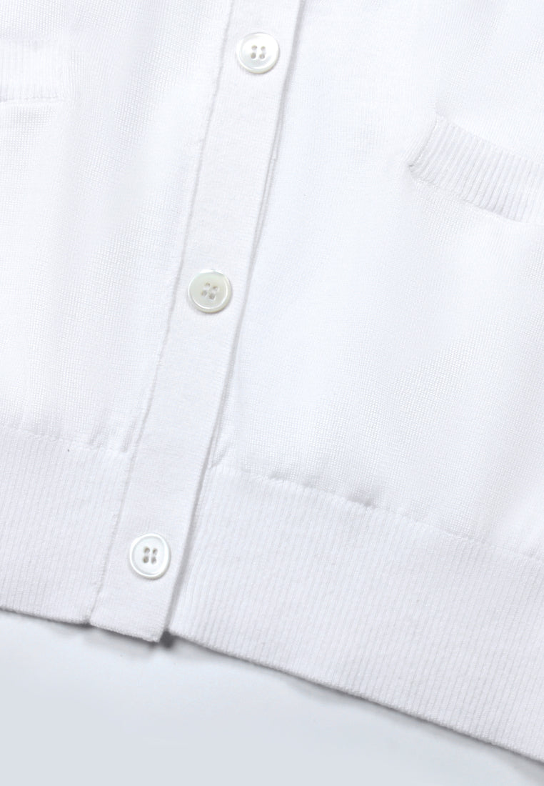 Enchanté Pearl Accent Cardigan