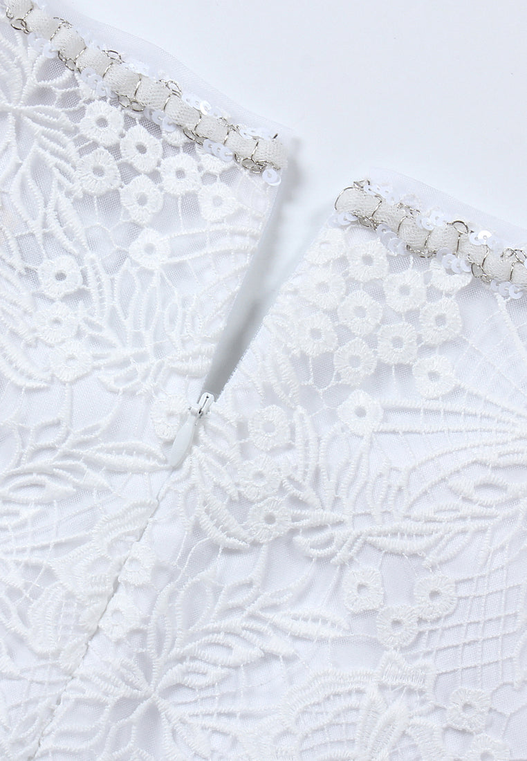 Ivory Lace Elegance Dress