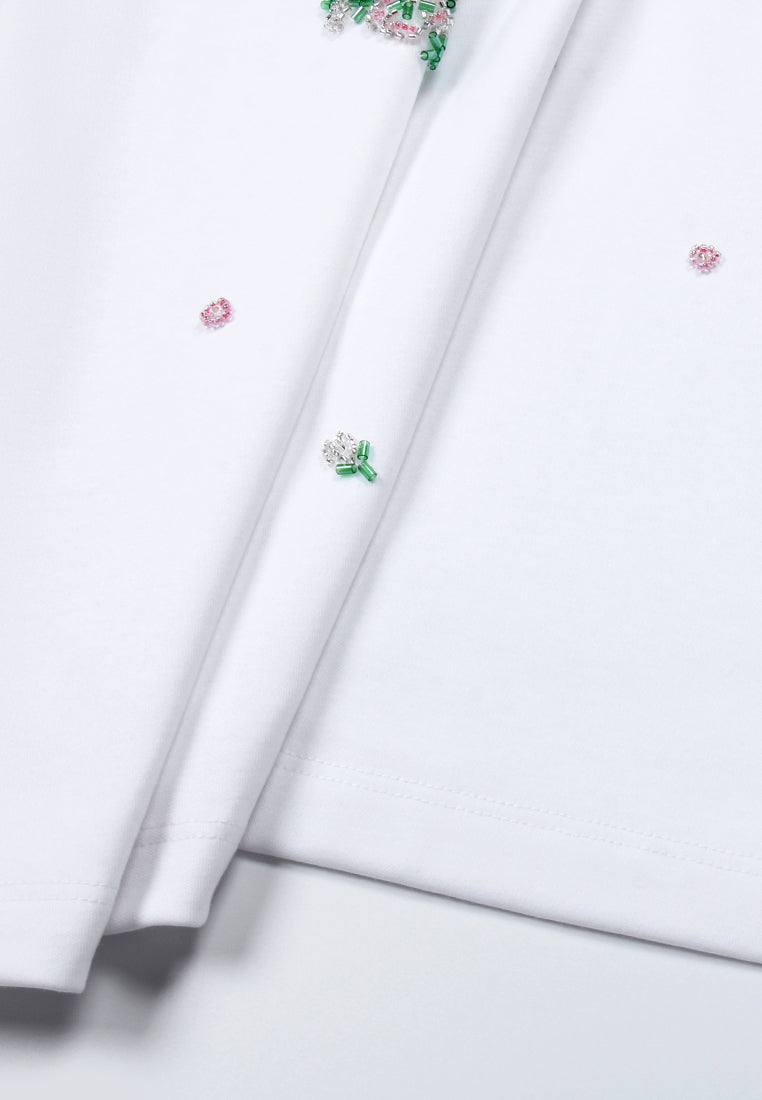 Ivory Bloom Floral T-Shirt