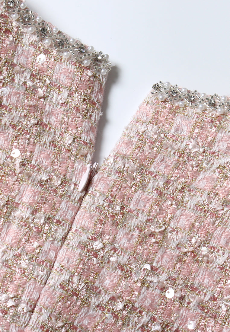 Rose Bijou Embellished Dress