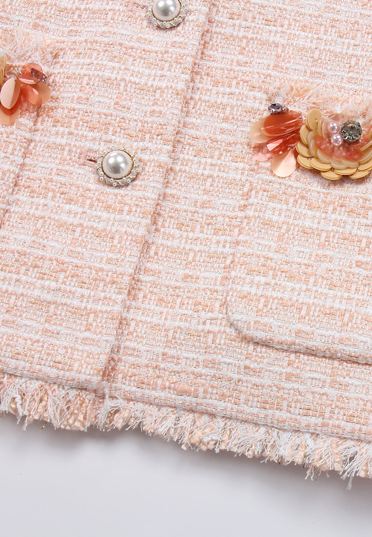 Camellia Grace Tweed Jacket