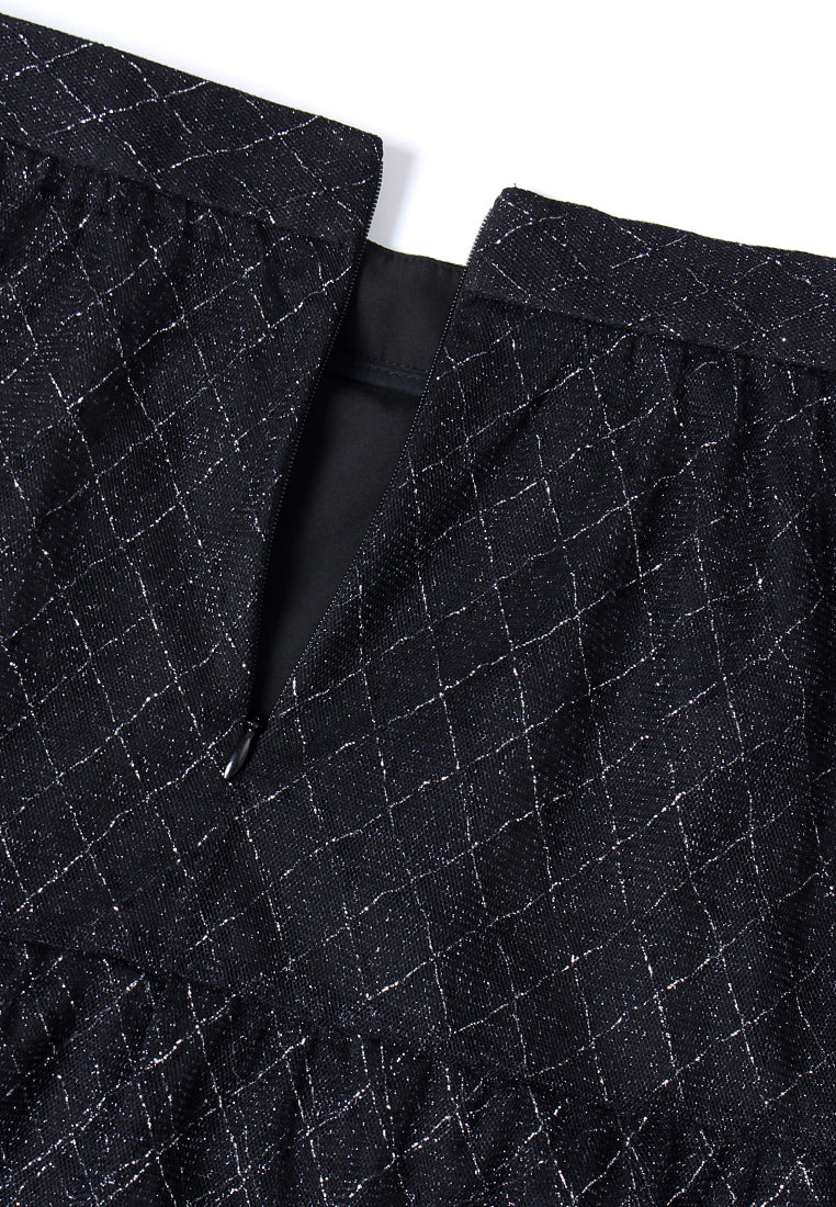 Sequined Tiered Tulle Skirt