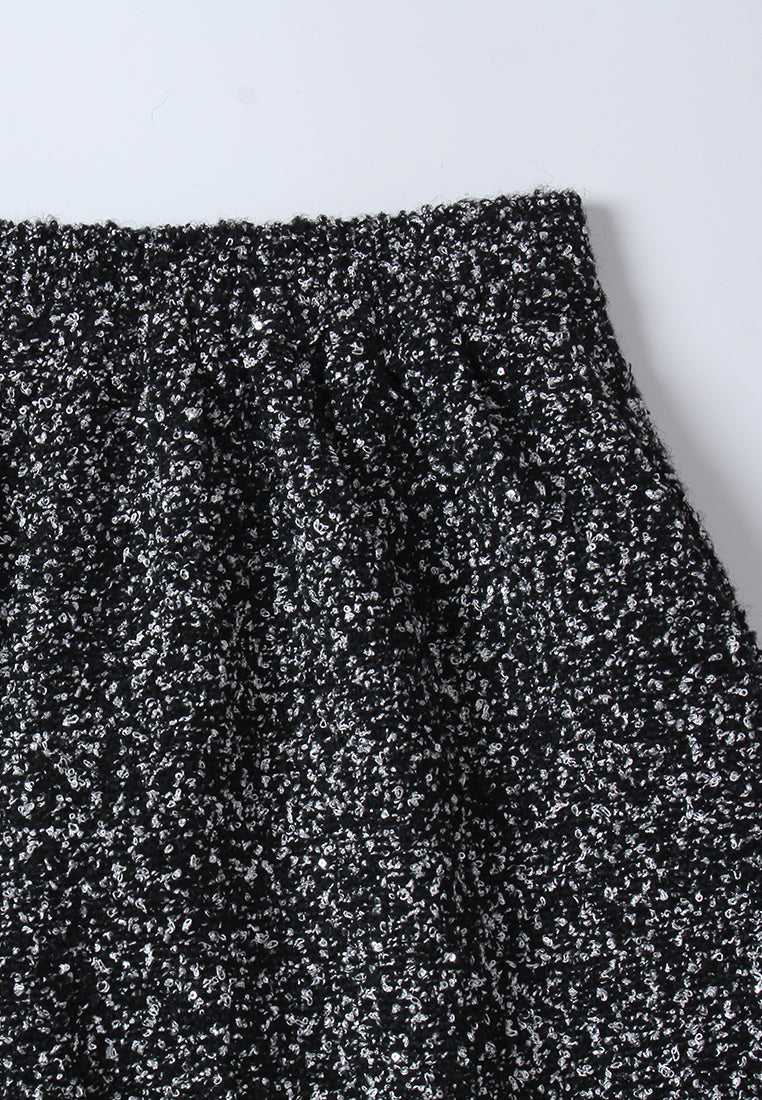 Speckle Knit Bermuda Shorts