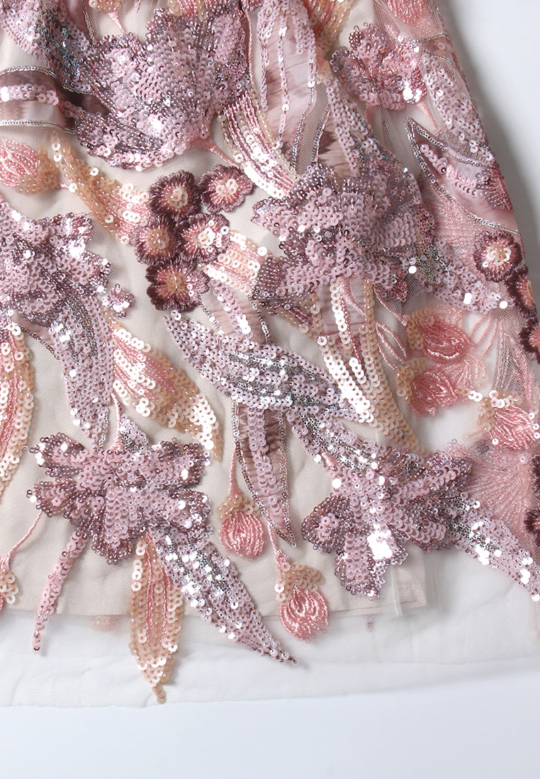 Rose Jardin Embroidered Dress