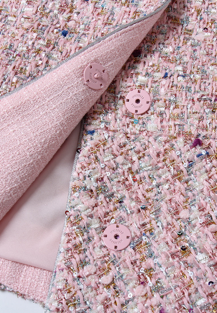 Rose Tresse Peplum Jacket