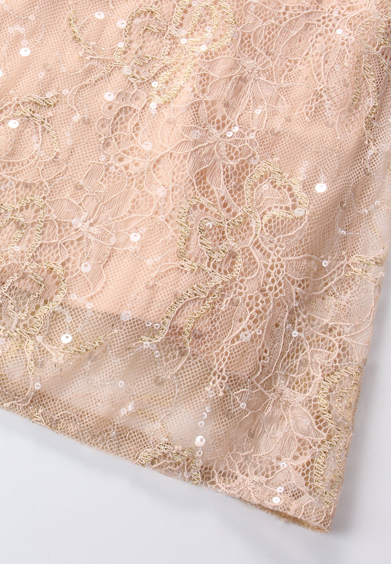 Blush Dentelle Étoilé Dress
