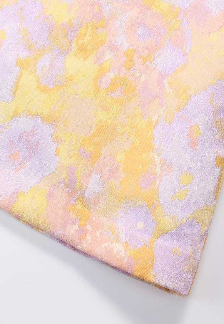 Watercolor Bloom Symphony Dress