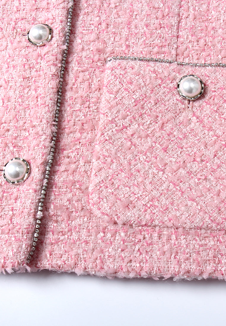 Rose Perle Tweed Jacket
