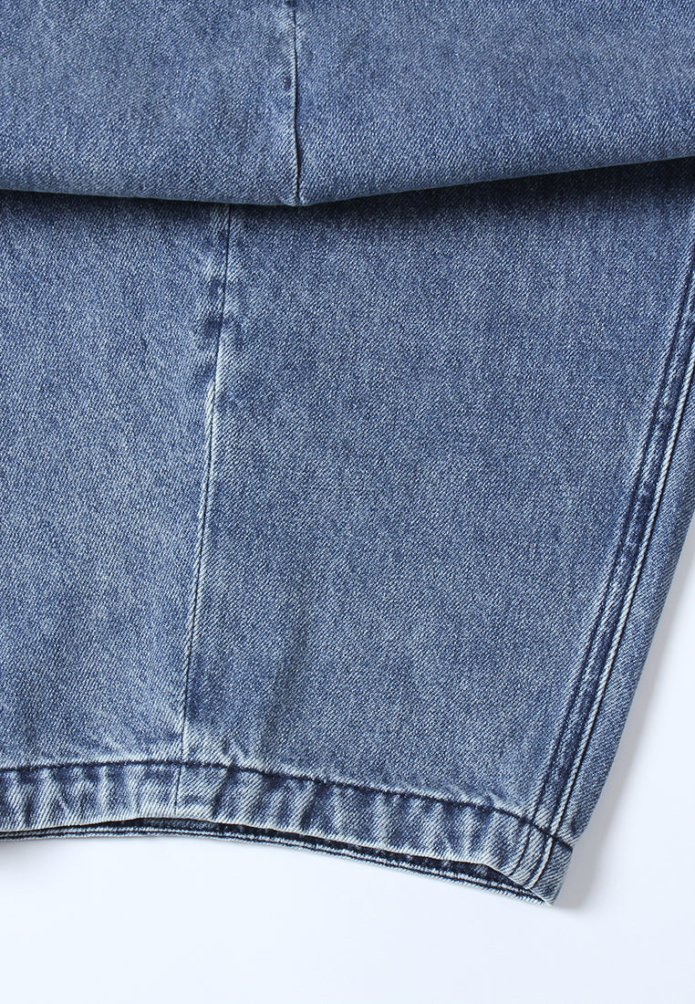 Indigo Seam Denim Trousers