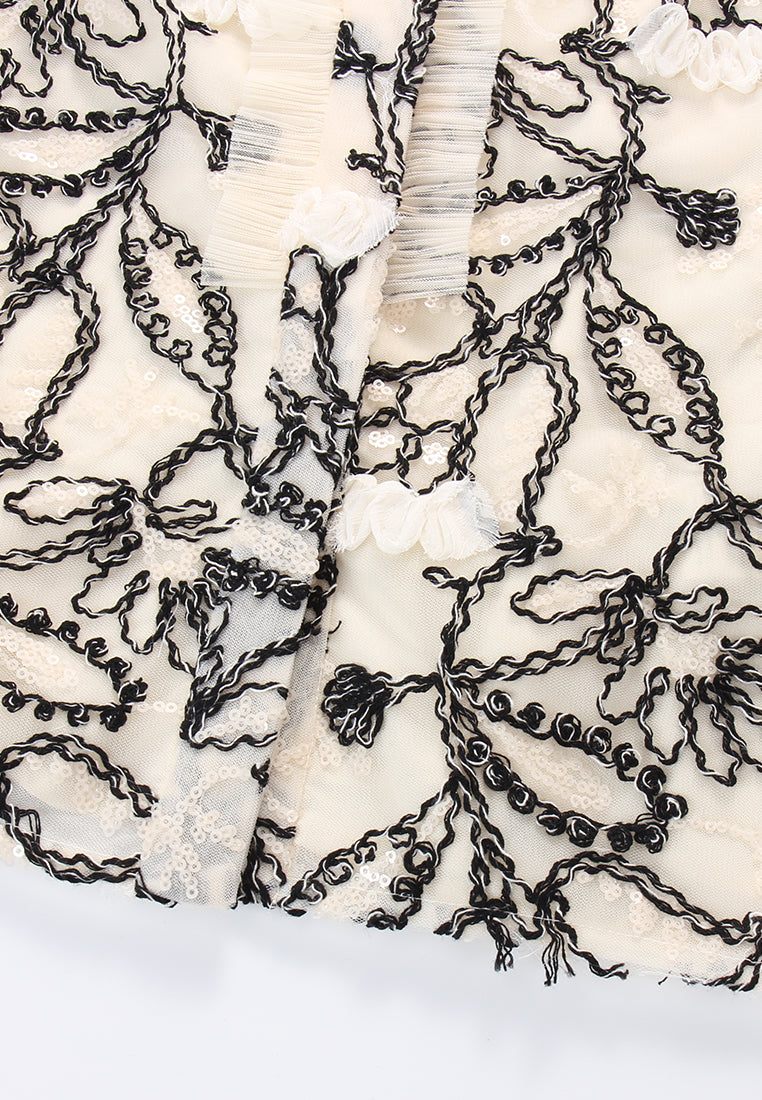 Floral Dentelle Blouse