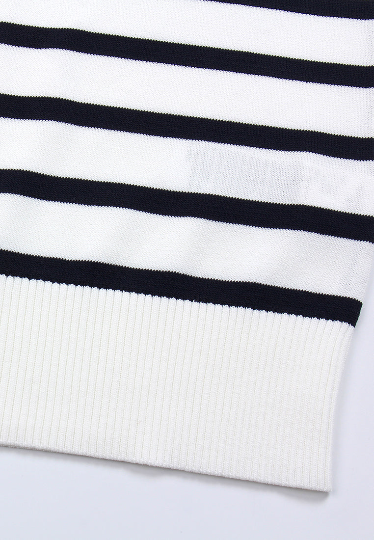 Nautical Striped Knit Top