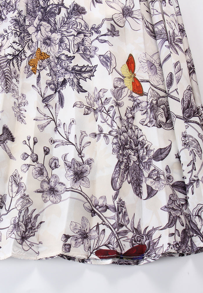 Bluejay Garden Print Dress