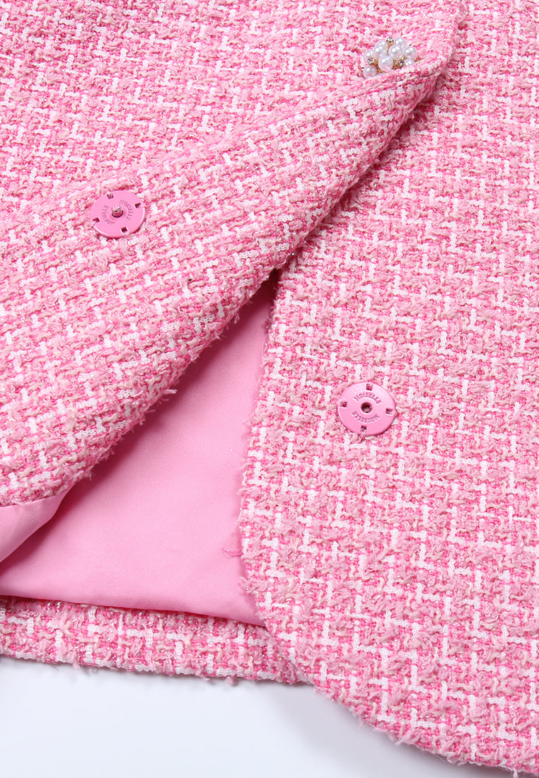 Rose Bloom Tweed Jacket