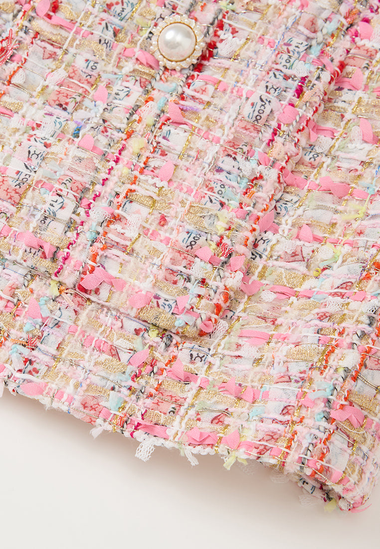 Mixed-media Woven Jacket