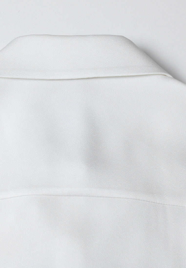 Fleur Lace Cuff Buttoned Shirt