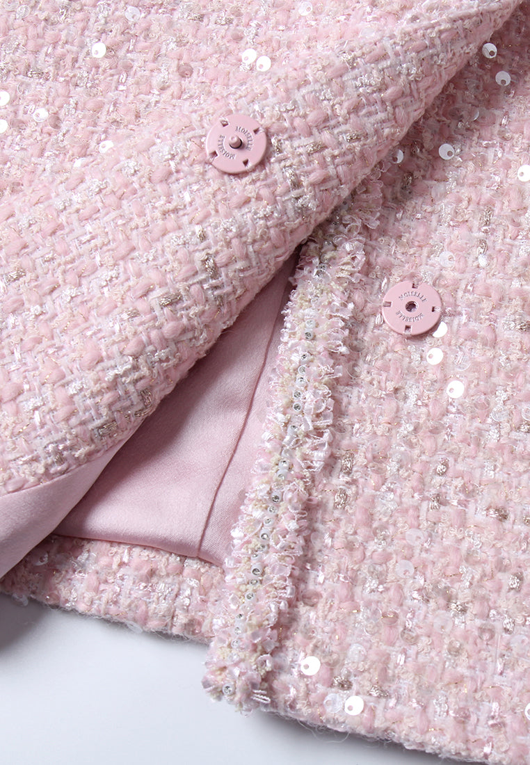 Rose Éclat Sequin Jacket