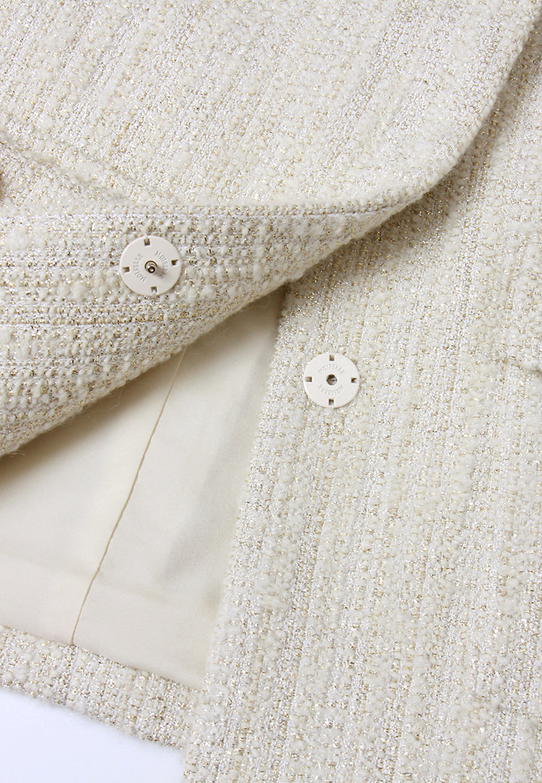 Knot-Detail Tie-Belt Jacket