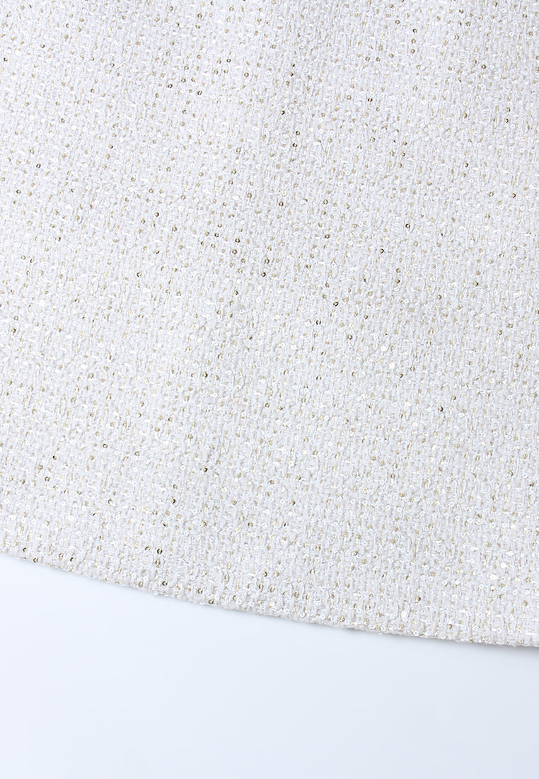 Lune Textured Cheongsam Dress